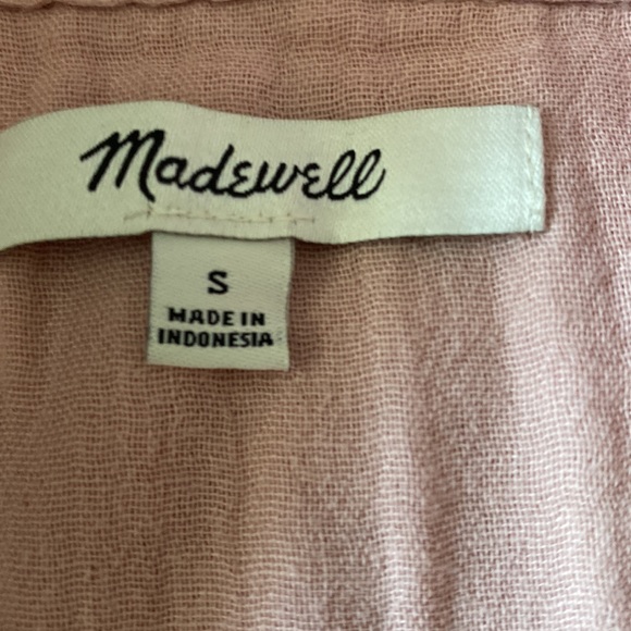 NEW Madewell Lightspun Short-Sleeve Flap-Pocket Shirt - Picture 4 of 5